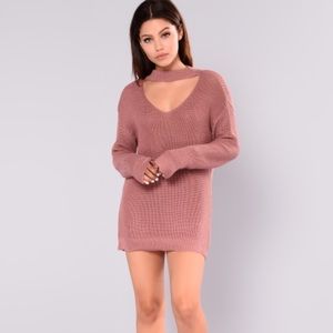 Pink sweater